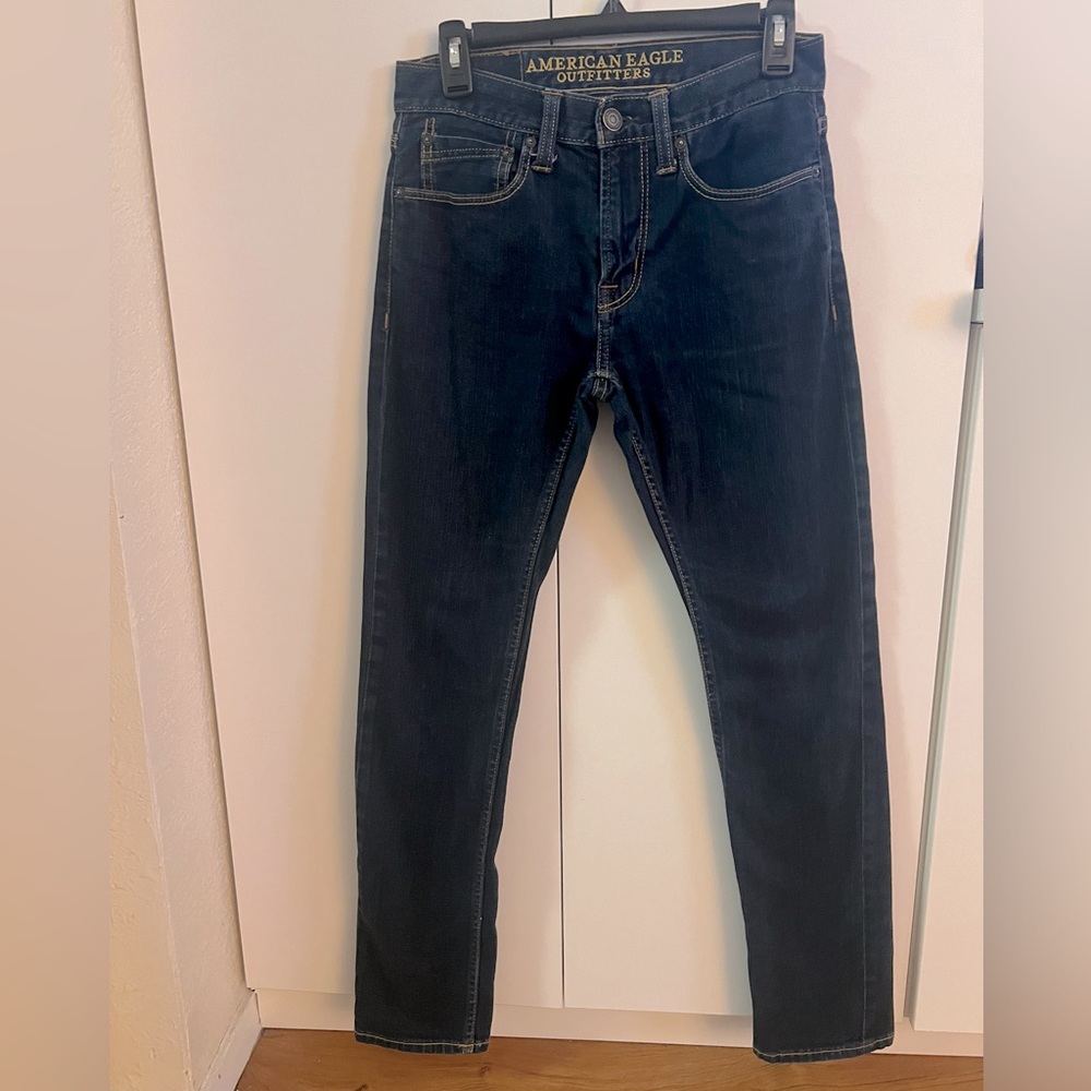 American Eagle Outfitters Core Flex Slim Dark Wash Denim Jeans size 28X32